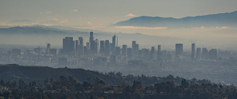 Hazy LA Skyline