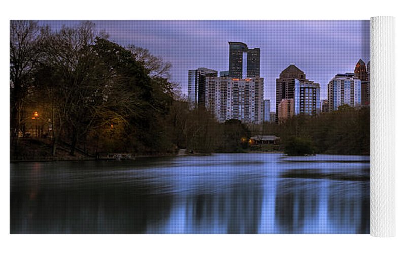 Atlanta Skyline - Piedmont Park - Yoga Mat