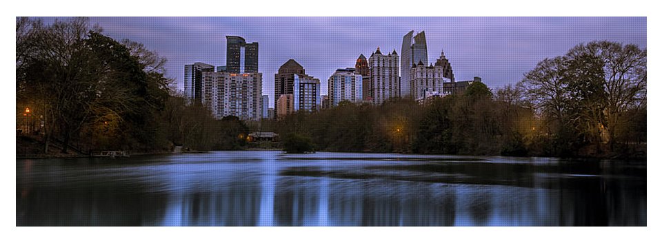 Atlanta Skyline - Piedmont Park - Yoga Mat