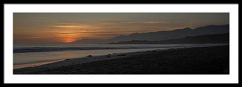 Cali Sunset - Framed Print