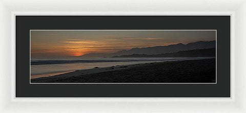 Cali Sunset - Framed Print