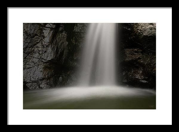 Eaton Canyon Waterfall - Closeup - Framed Print