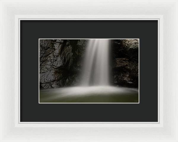 Eaton Canyon Waterfall - Closeup - Framed Print