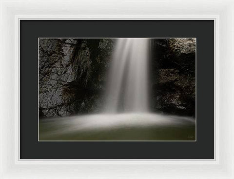 Eaton Canyon Waterfall - Closeup - Framed Print