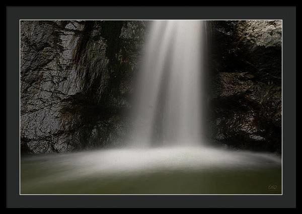 Eaton Canyon Waterfall - Closeup - Framed Print