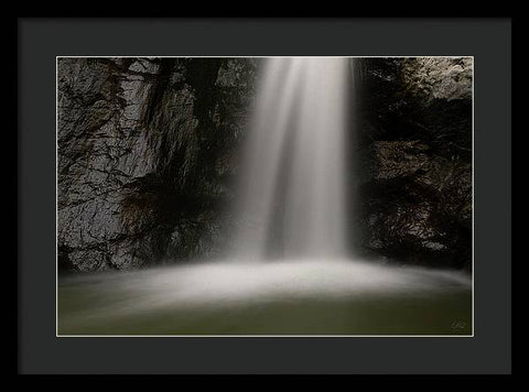 Eaton Canyon Waterfall - Closeup - Framed Print