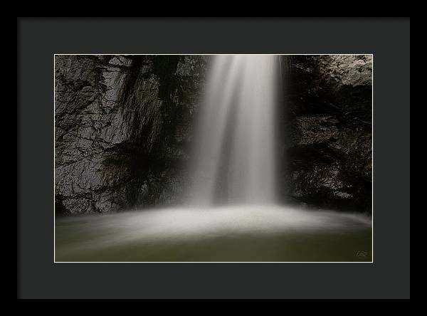 Eaton Canyon Waterfall - Closeup - Framed Print