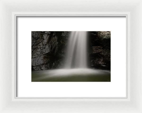 Eaton Canyon Waterfall - Closeup - Framed Print