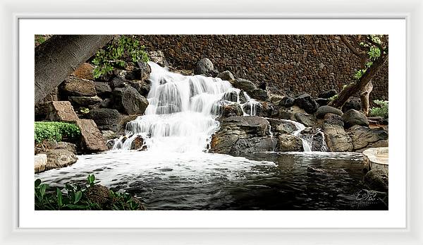 Hawaii Waterfall - Framed Print