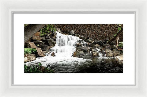 Hawaii Waterfall - Framed Print