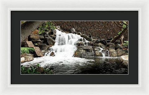 Hawaii Waterfall - Framed Print