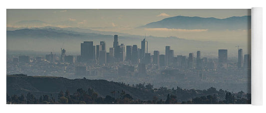 Hazy LA Skyline - Yoga Mat