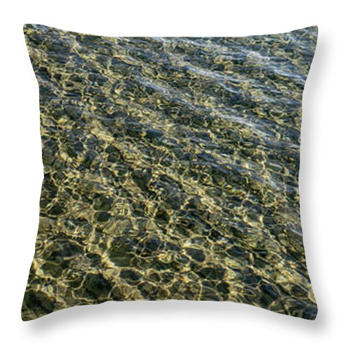 Lake Tahoe  Beach Water - Throw Pillow