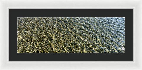 Lake Tahoe  Beach Water - Framed Print