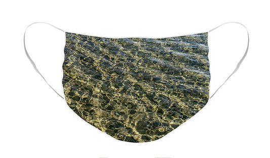 Lake Tahoe  Beach Water - Face Mask