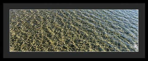 Lake Tahoe  Beach Water - Framed Print