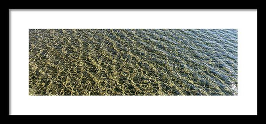Lake Tahoe  Beach Water - Framed Print