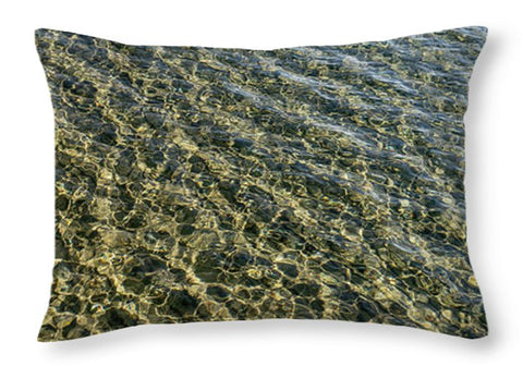 Lake Tahoe  Beach Water - Throw Pillow