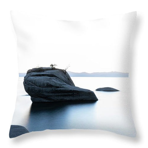 Rocky Lake Tahoe - Throw Pillow
