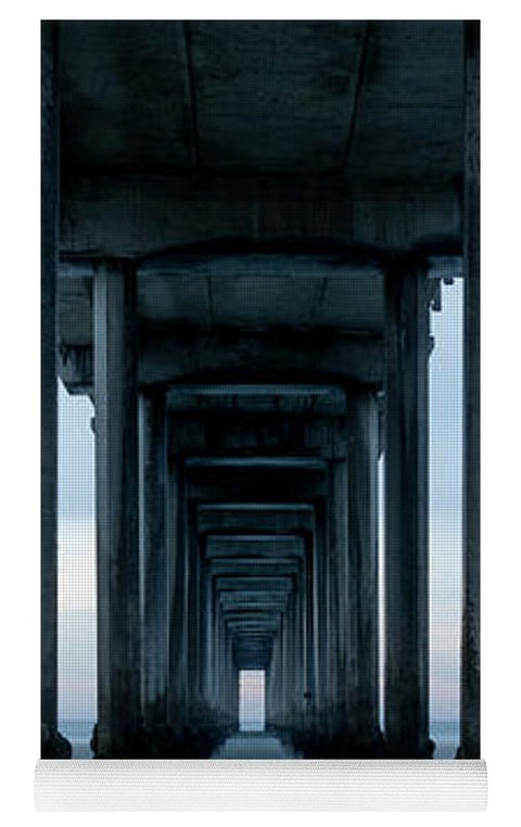 San Diego Pier - Tunnel View Blue Hour - Yoga Mat