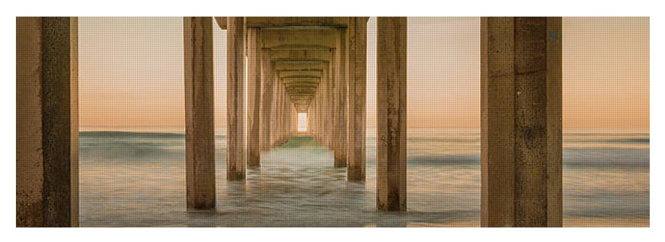 San Diego Pier - Tunnel View Golden Hour - Yoga Mat