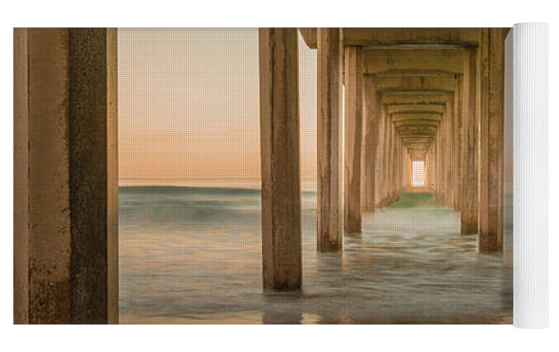 San Diego Pier - Tunnel View Golden Hour - Yoga Mat