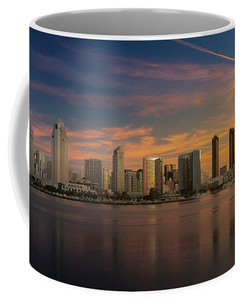 San Diego Skyline - Twilight - Mug