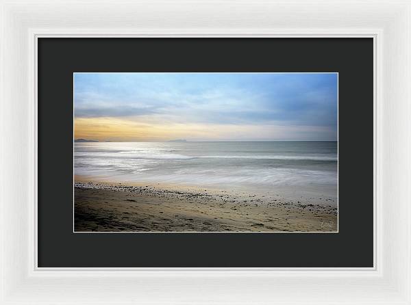 Serene Beach Vibes - Framed Print
