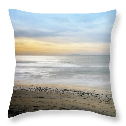 Serene Beach Vibes - Throw Pillow
