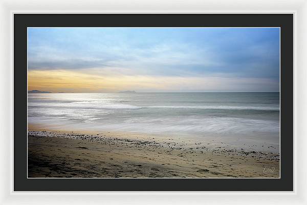Serene Beach Vibes - Framed Print