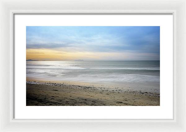 Serene Beach Vibes - Framed Print