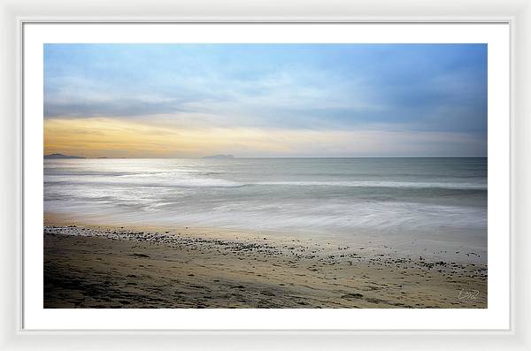 Serene Beach Vibes - Framed Print