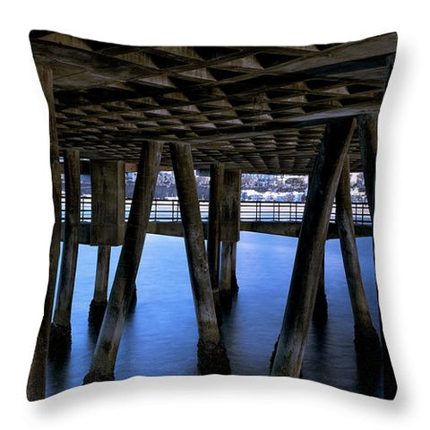 Under Santa Monica Pier - Throw Pillow
