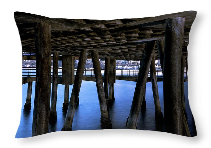 Under Santa Monica Pier - Throw Pillow