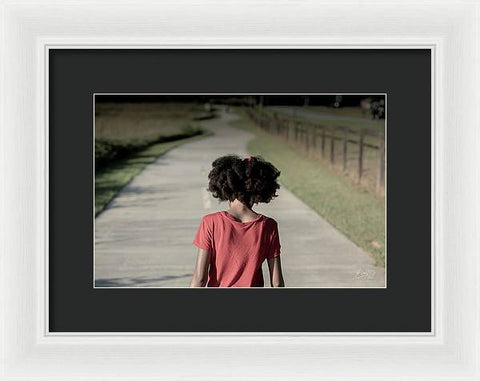Walk This Way - Framed Print